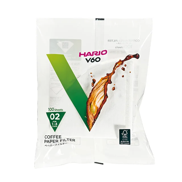 Filtros de papel V60 02 (blancos)